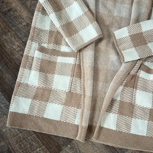 Madewell Minetta Sweater Coat in Buffalo Check - Picture 4 of 9